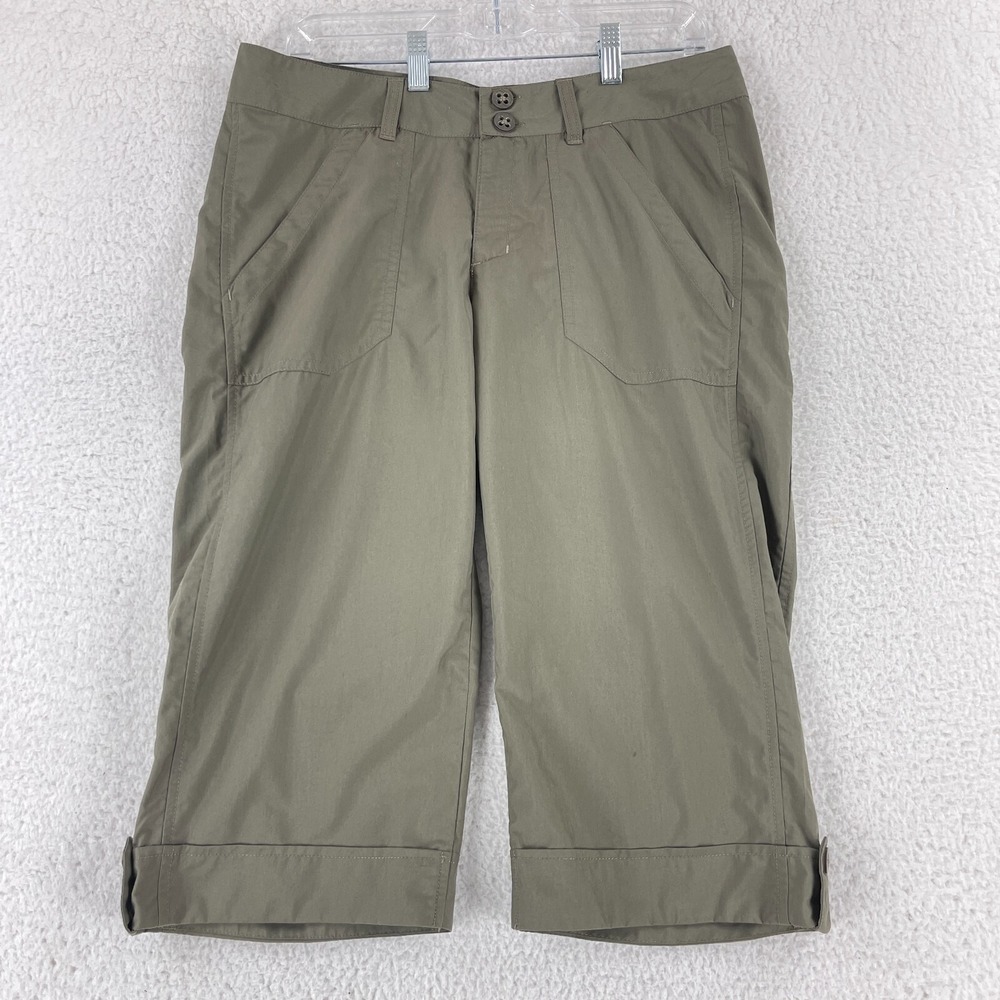 Merrell Brown Cropped Straight Pants Womens Hiking Outdoors Mid-Rise Size Medium